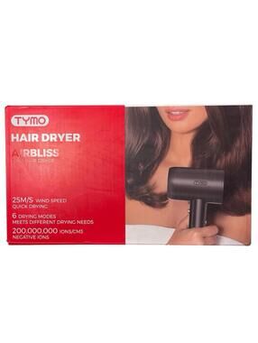 TYMO Hair Dryer High-Speed AIRBLISS with Diffuser & Combs - 6 Drying Modes